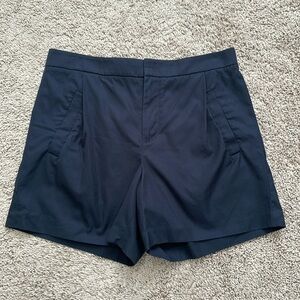 Vince black cotton shorts